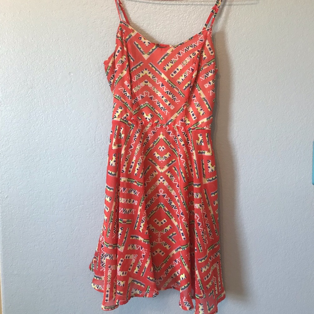 Aztec Printed Dress
